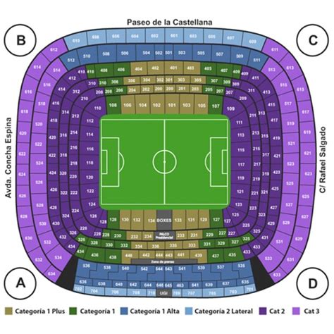 Santiago Bernabeu Seat Chart | Brokeasshome.com