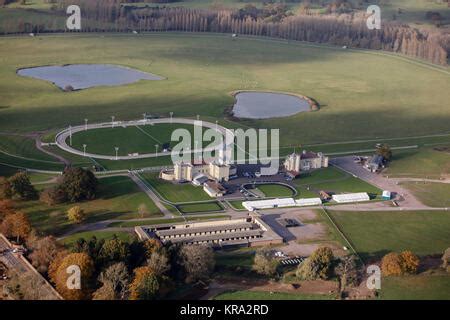 aerial view of Towcester Racecourse Stock Photo - Alamy