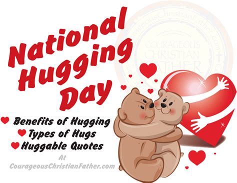 National Hugging Day - Courageous Christian Father