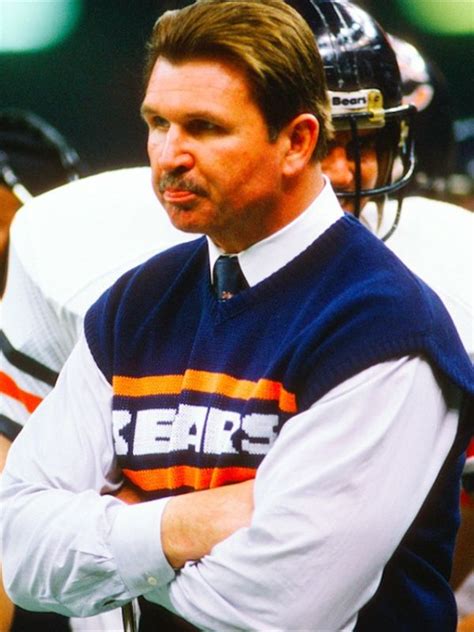 Mike Ditka Sweater | Men's Blue Bears Sweater