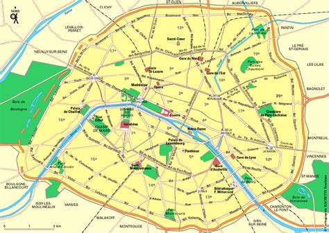 carte de paris» Info ≡ Voyage - Carte - Plan