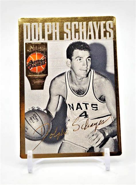 Dolph Schayes "Hall of Fame" GOLD 1994-95 Action Packed #22 Nationals | eBay