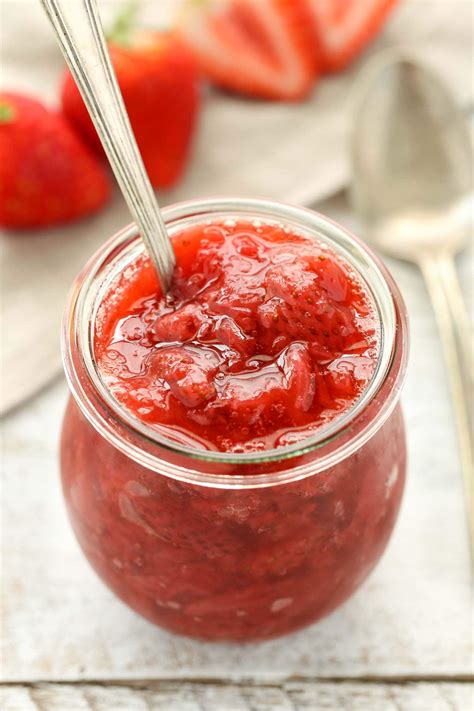 Homemade Strawberry Sauce - Live Well Bake Often