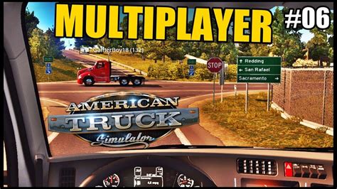 American Truck Simulator - Primeira vez no Multiplayer - YouTube