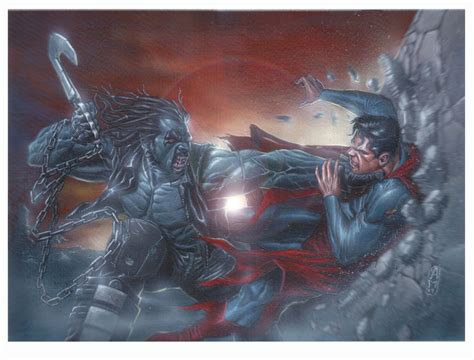 Lobo vs Superman by andrema on DeviantArt