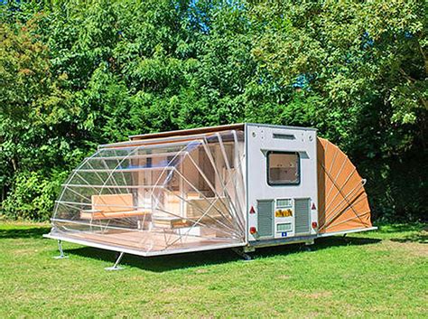 Incredible Folding Camping Trailer Expands To Triple Its Size With Fold-Out Awnings