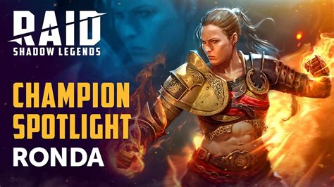 RAID: Shadow Legends | Champion Spotlight | Ronda - YouTube