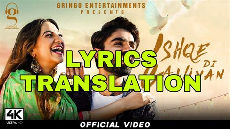 Ishqe Di Galliyan Lyrics Meaning/Translation in Hindi – Angad Khehra - Lyrics Translaton