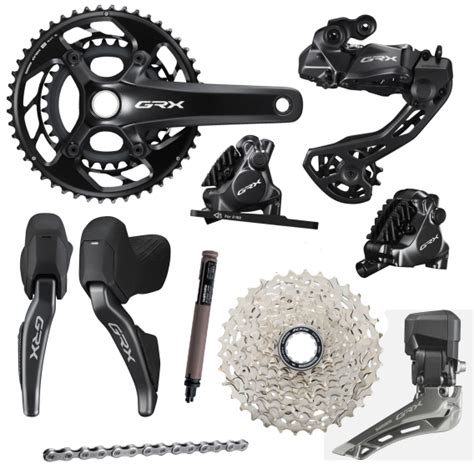 Shimano GRX RX825 Di2 Gravel Groupset - 2x12 Speed | Merlin Cycles