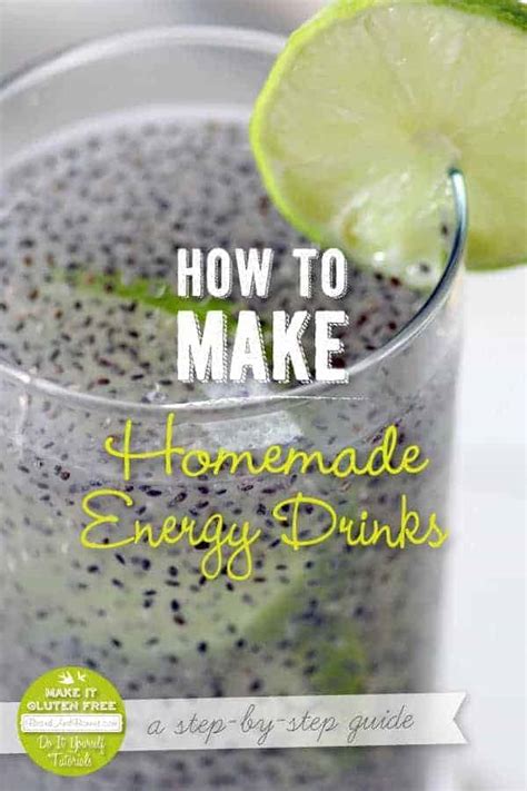 How to Make Homemade Energy Drinks & Giveaway - This Mess is Ours