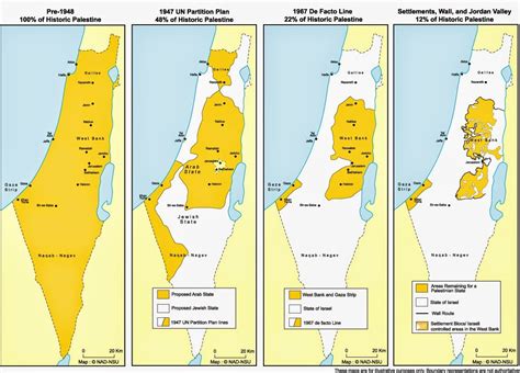 Israel Palestine Map - Best Map of Middle Earth