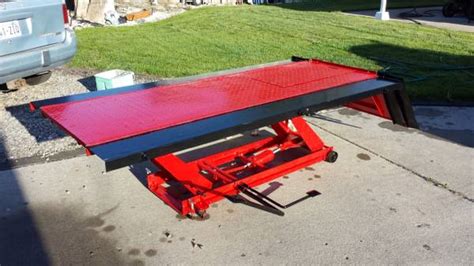 Homemade Lawn Mower Lift Table - Homemade Ftempo