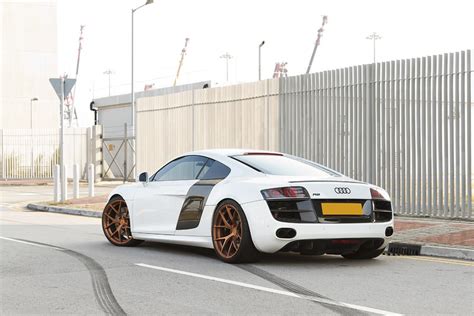 Audi R8 x gold PUR 4OUR rims