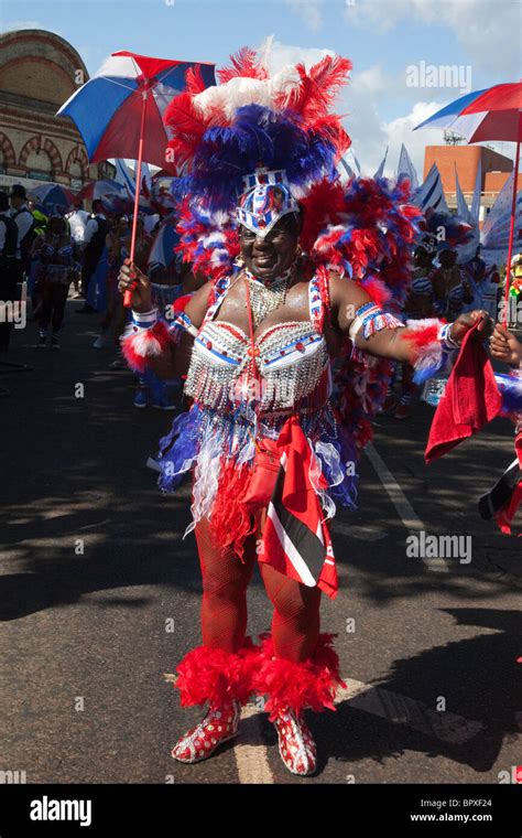 Notting Hill Carnival parade, London, England, United Kingdom Stock ...