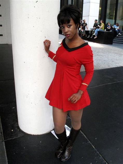 $130 Star Trek TOS Skant Uniform Dress Lt. Uhura | Star trek cosplay, Uniform dress, Uhura costume