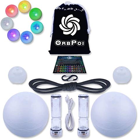 Buy UltraPoi OrbPoi LED Poi Balls The World's Favorite Glow Contact ...