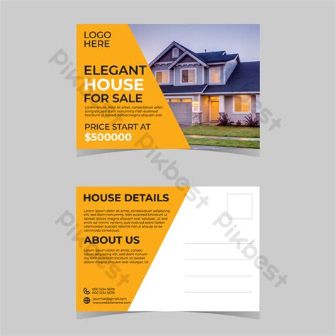 Real Estate Postcard Design Template | EPS Free Download - Pikbest