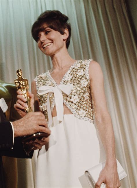 Rare Audrey Hepburn — Audrey Hepburn backstage at the 40th Annual...