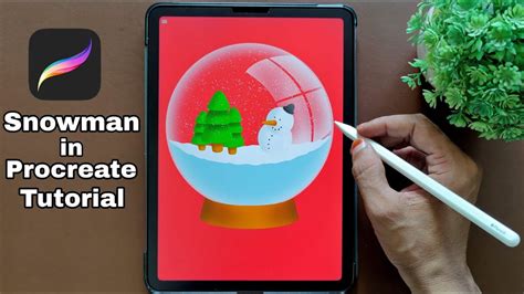Snowman Drawing With Digital Art | Procreate Tips | Snowman Drawing In Procreate