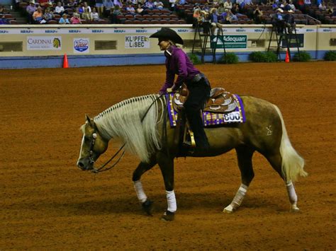 Courtney Battison of Battison Honda and Horse, Xtra Little Balou, Place in Las Vegas Reining Event