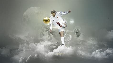 Download Real Madrid C.F. French Soccer Zinedine Zidane Sports HD Wallpaper