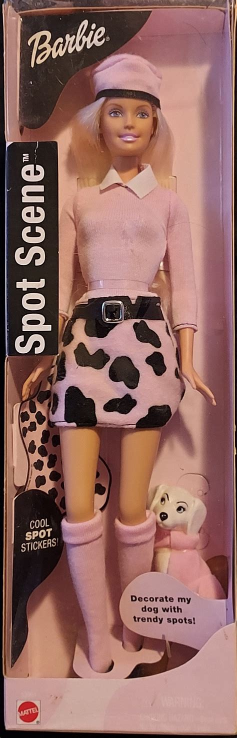 BARBIE, Spot Scene Barbie Doll with Dalmation, 2001 Mattel, #53964, NRFB