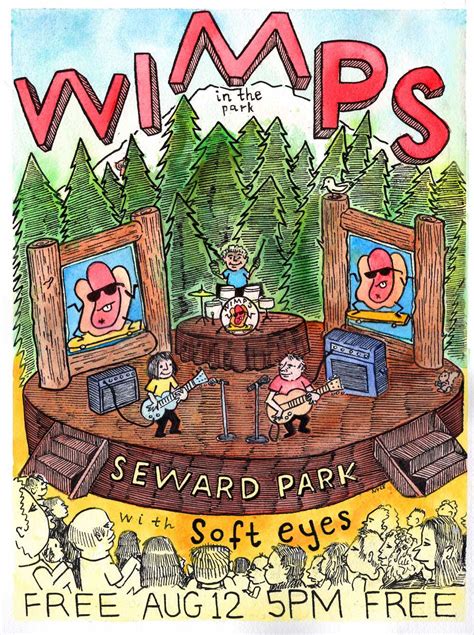 Wimps with Soft Eyes at Seward Park Amphitheater in Seattle, WA - Saturday, August 12, 2023 ...