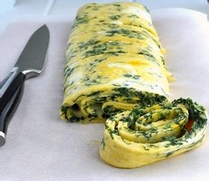 Egg White Spinach Omelet Recipe For Ketogenic Breakfast