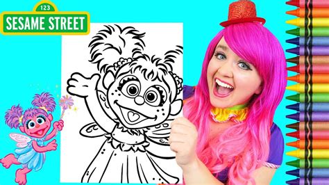 Abby Sesame Street Coloring Pages