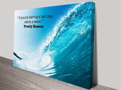 Catch a Wave Surfing Artwork on Canvas