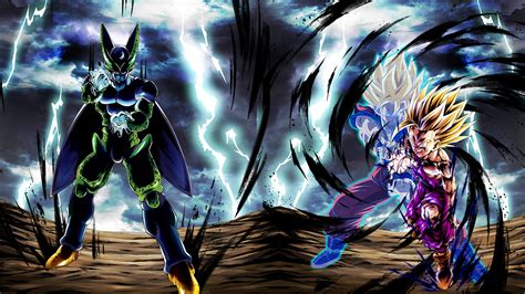 Dragon ball legends Cell vs Gohan WallPaper That I made [1920×1080]. : r/DragonballLegends