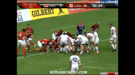 Canada v Georgia rugby highlights - YouTube
