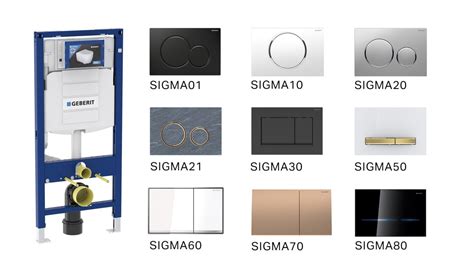 Geberit actuator plates, flush plates and WC flush controls | Geberit