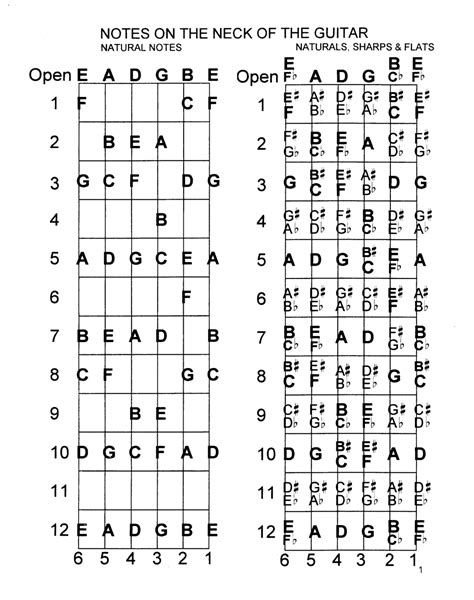 How to Memorize the Notes on the Guitar Neck | Spinditty