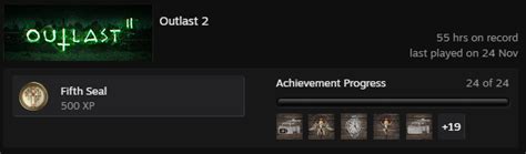 #29 Outlast 2 - Insane Mode took me an embarrassingly amount of time. : r/steamachievements