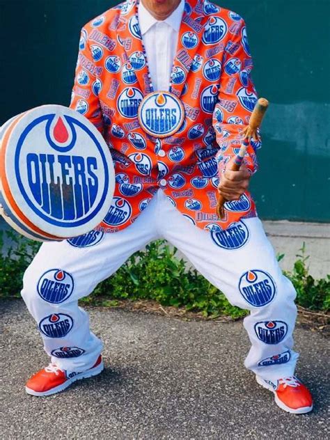 Oilers Suit Jacket | Oilers Fan Suit Jacket