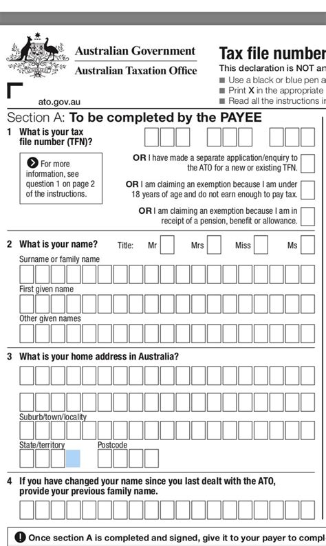 Printable Tax Declaration Form - Printable Form, Templates and Letter