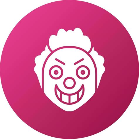 Scary Clown Icon Style 21805749 Vector Art at Vecteezy