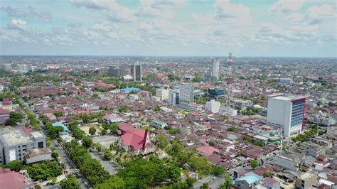 Pekanbaru City stock photo. Image of pekanbaru, aerial - 100284196