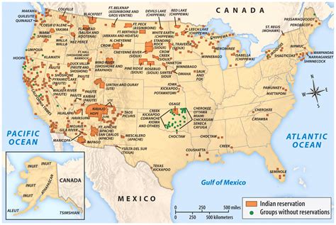 Reservas Indias en América del Norte | La guía de Geografía