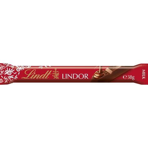 Lindt Lindor Milk Chocolate Bar 38g | Woolworths