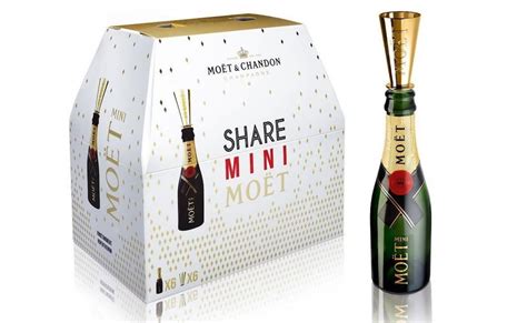 Moët & Chandon Releases The Moët Mini Share Six Pack Champagne Bottles