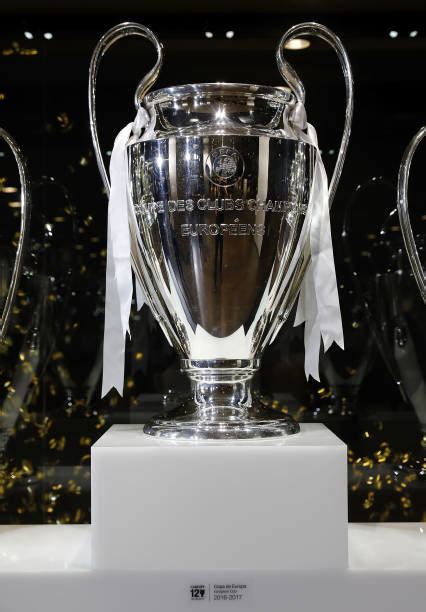 Real Madrid Display Their Champions League Trophies at Estadio Santiago Bernabeu Photos and ...