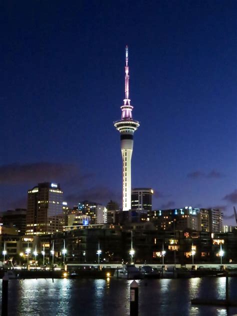 Auckland SkyTower by night | New zealand, Auckland, Tower