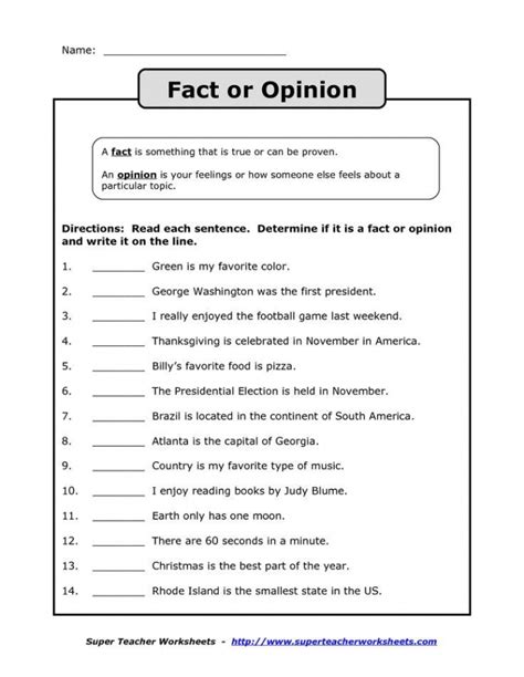 Opinion Adjectives Worksheets - Adjectiveworksheets.net