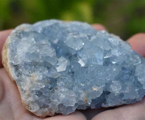 Celestite Cluster · Earthly Essentials