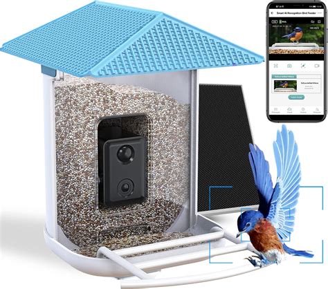 Amazon.com : Yukhsin AI Smart Bird Feeder with Camera Solar Powered - 1080P HD Camera for Bird ...