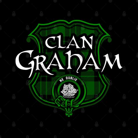 Clan Graham Surname Scottish Clan Tartan Crest Badge - Scottish Clan ...