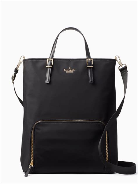 Lyst - Kate Spade Convertible Backpack Laptop Bag in Black