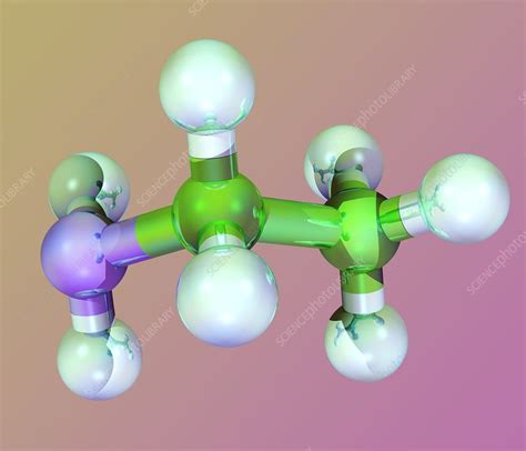 Ethylamine molecule - Stock Image - A700/0185 - Science Photo Library